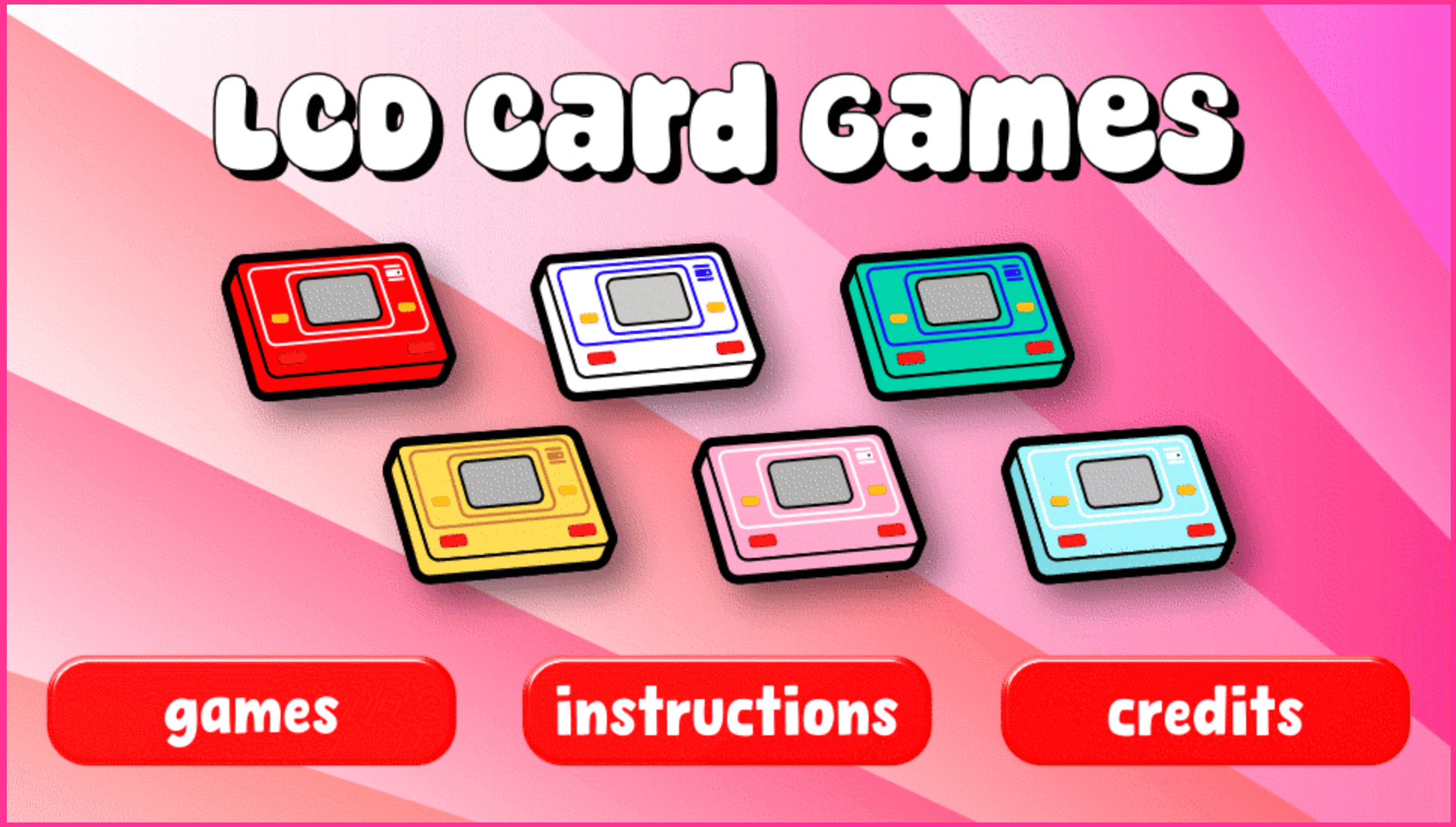 Play LCD Card Games